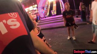 Super tiny Thai teen shows tourist her skills of sucking and fucking