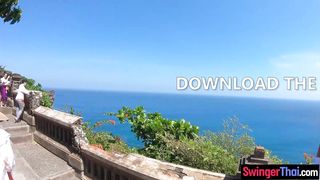 Bali vacation trip visiting a national park with hot amateur sex once home