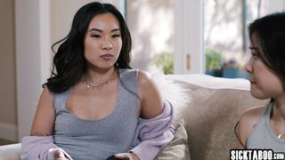 Lulu Chu first kinky sex experience with Asian friend and her boyfriend