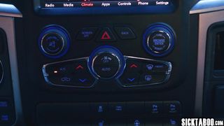 Big tits Asian MILF lesbian Dana Vespoli fucks blonde lesbian in the car