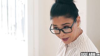 Surprise pussy fucking by horny Asian big tits MILF teacher Dana Vespoli
