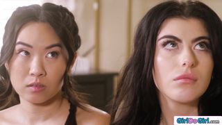Are you teen babysitters ready for your strapon punishment?