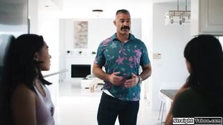 You two going to fuck your horny stepdad or get kicked out