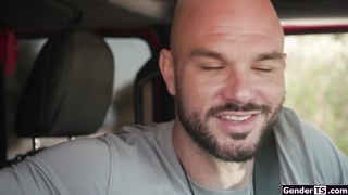 When tgirl Ember Fiera shows dick it always gets her a ride