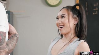 Korean schoolgirl detention teacher fuck after he caught her