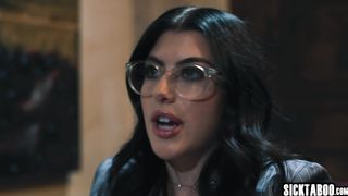 Lusty teen lesbian Chanel Camryn fucks horny babe Scarlett Alexis on piano