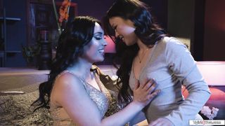 Beautiful fallen trans star Ember Fiera awakes in Asians bed