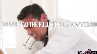 Toy stuck in Asian teen stepdaughter her pussy needs doctor visit