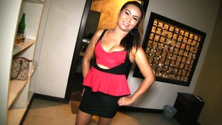Mature amateur BBW Thai woman sex in POV with a white customer