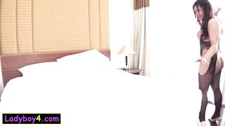 Big ass femboy POV blowjob and anal banged on top and in doggy