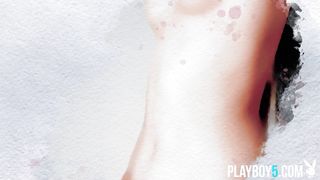 HOT petite Asian MILF model Chloe Rose posing for Playboy