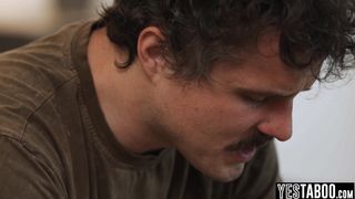 Sly stud manipulates petite Asian teen BFF into letting him fuck