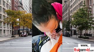 Naughty amateur Thai MILF Joon Mali welcomes her big cocked fan at Thailand