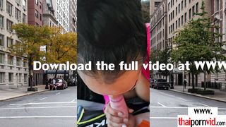 Naughty amateur Thai MILF Joon Mali welcomes her big cocked fan at Thailand