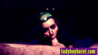 Shemale masturbated before anal sex so big cock tranny enjoyed rough sex