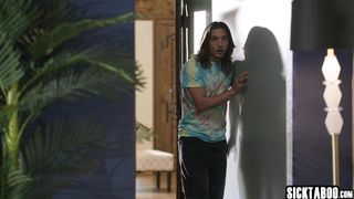 Petite Asian teen fucks stepbrother and hot Asian babe enjoyed rough sex