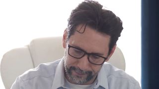 Asian teen Nicole Doshi is obliged to do everything to perverted older guy