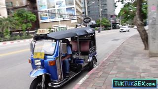 Petite blonde Thai teen amazing amateur suck and fuck on video