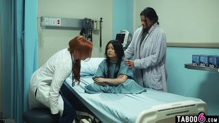 Insane mutation growth on her Asian teen stepdaughter Lulu Chu