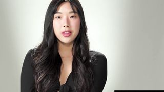 Korean babe Elle Lee masturbation to full orgasm after a podcast