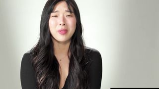 Korean babe Elle Lee masturbation to full orgasm after a podcast
