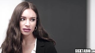 Lesbian coworkers fucked big ass boss and lesbians enjoyed pussy licking