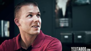 Desperate Asian MILF teacher convinces a student to knock her up