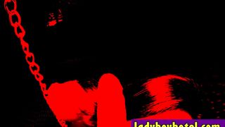 Big tits Thai shemale swallowed big white dick before hardcore anal sex