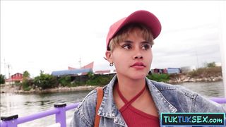 Curvy Thai MILF amateur gets picked up and fucked hard in a hotel