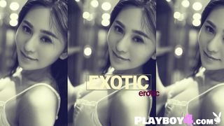 Petite Asian MILF model passion posing so perfect babe enjoyed striptease