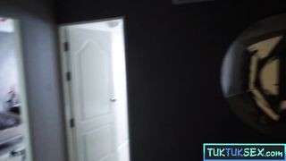 Huge tits Thai MILF amateur picked up for rough anal sex and more