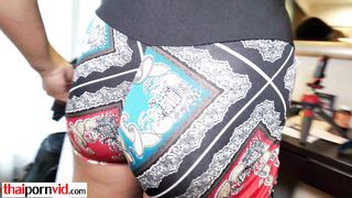 Petite amateur Thai teen Lily Koh giving amazing oral pleasure to her BF