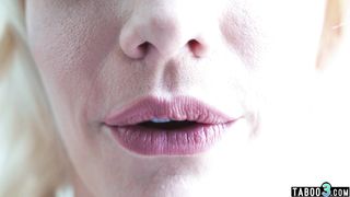 Lesbian asian MILF mistress Dana Vespoli fingering her big tits GFs pussy