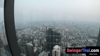 Bubble butt Thai GF fucked from behind after a day out together