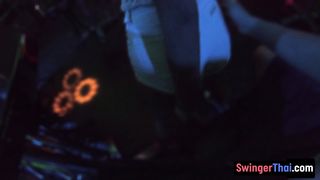 Clubbing with sexy Thai amateur GF and horny sex after at home