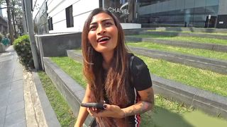 Busty but petite Thai MILF amateur amazing sex with a Farang