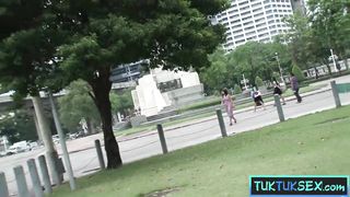 Zero English Thai MILF picked up and taken to a hotel for sex
