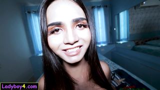 Young pretty Thai femboy gets fucked from ass to mouth bareback