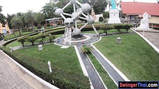 Petite Thai amateur GF with a big ass fucked after a day out