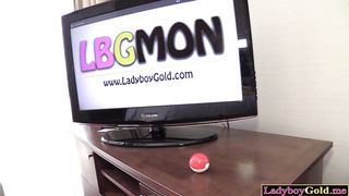 Amateur Thai ladyboy teen pokemon Yoyo gets fucked in the ass bareback