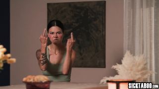 Horny lesbian MILF fucks horny Asian teen after teen licked her wet pussy