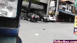 Petite Thai teen deep doggystyle sex after friend enjoyed perfect blowjob