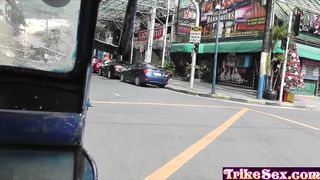 Petite Thai teen deep doggystyle sex after friend enjoyed perfect blowjob