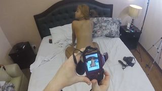 Petite Asian girl Jessica rough pussy fucking and sensual photo session