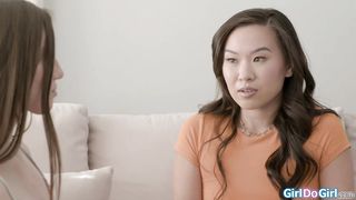 If you really want to lick my pussy you two have to share me