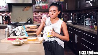 Emilly Willis in hot big tits Asian body so hot babe enjoyed muffdiving