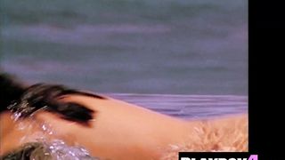 Beautiful big tits Asian posed after busty Latina MILF with perfect boobs