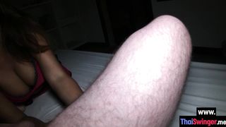 Hot big ass Asian teen gets fucked hard after guy enjoyed perfect blowjob