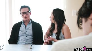 Stepdaughter could not get pregnant so stepmom and stepson stepped in