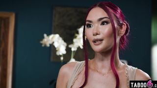 Unconventional therapy technique for huge boobs Arab MILF